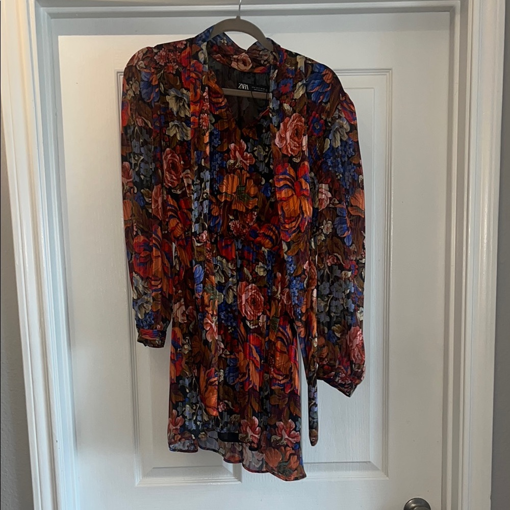 Floral Long Sleeve Dress